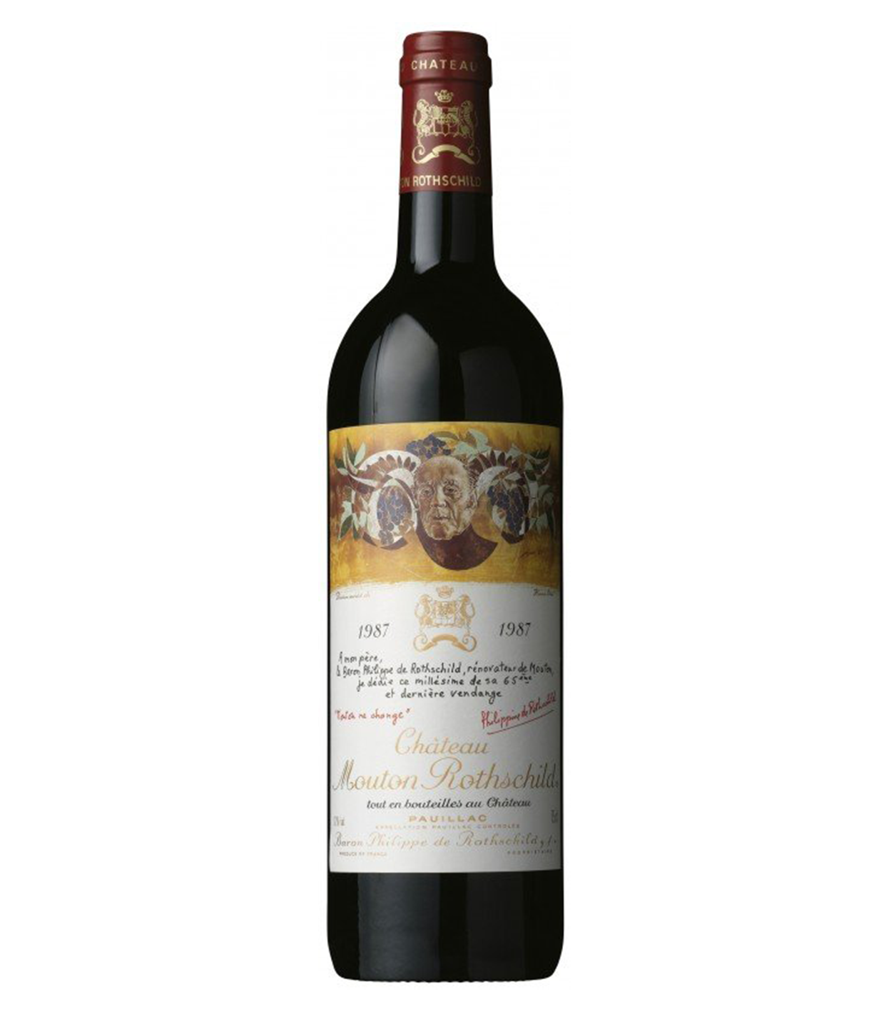 回收 1987Château Mouton(木桐/武當) Rothschild|紅酒報價|紅酒回收