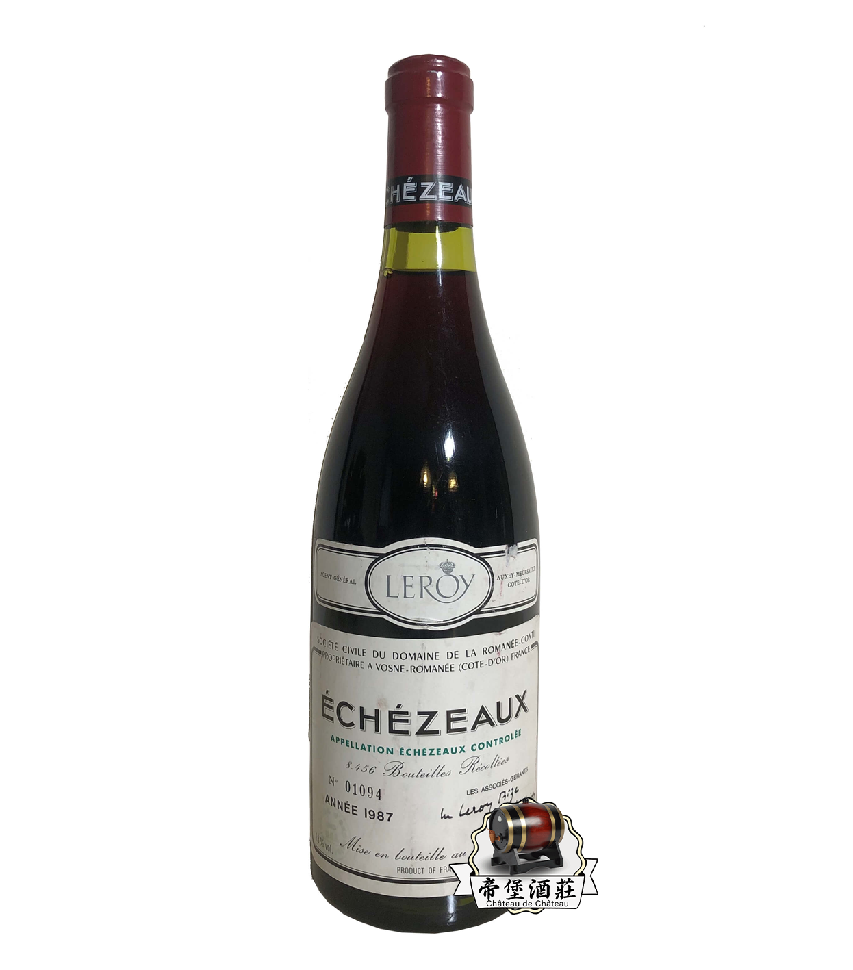 回收1987年Romanée-Conti Echézeaux 依瑟索特級莊園紅酒