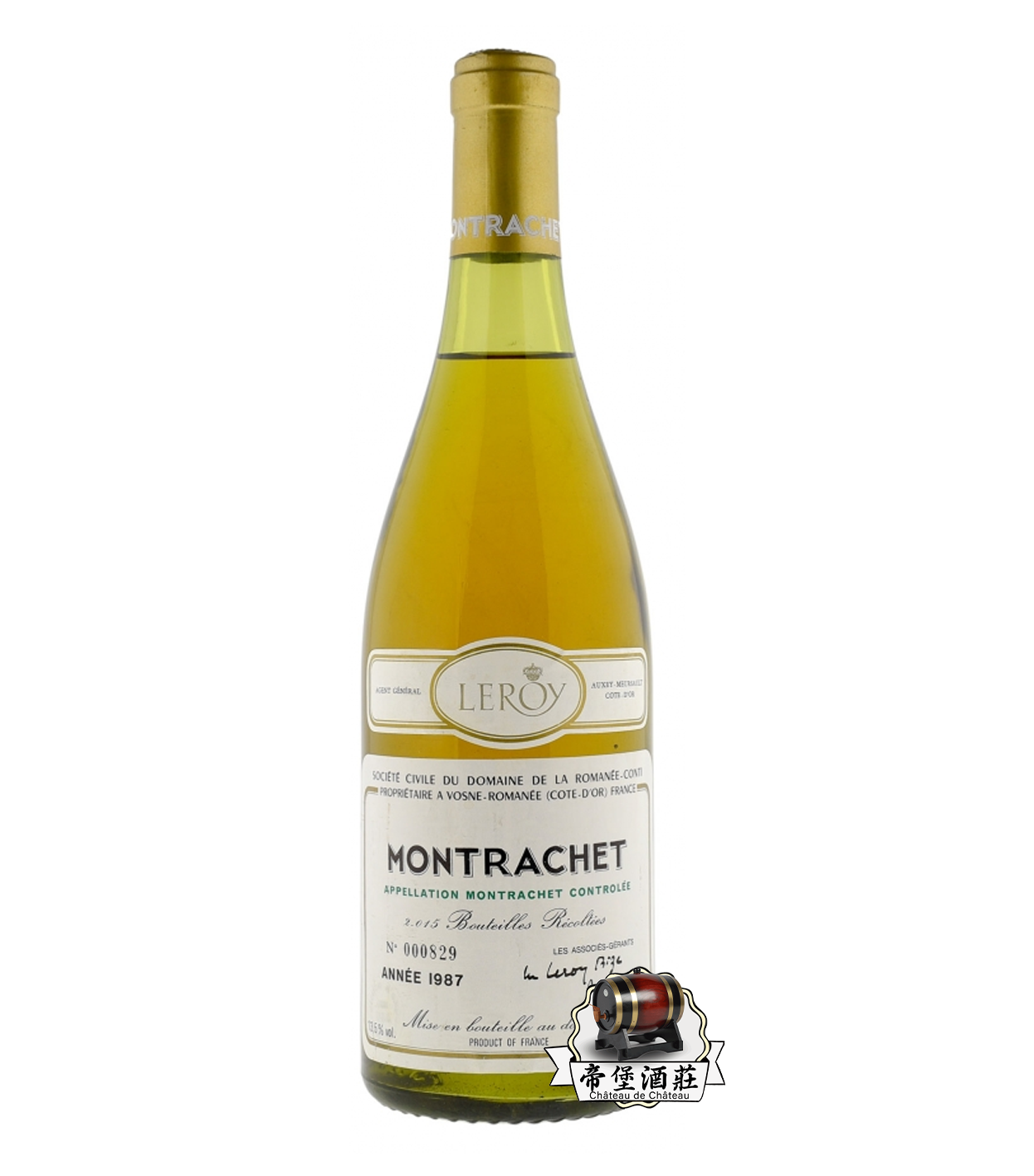 高價收購法國紅酒|回收1987年 Romanée-Conti Montrachet 蒙哈榭特級園紅酒