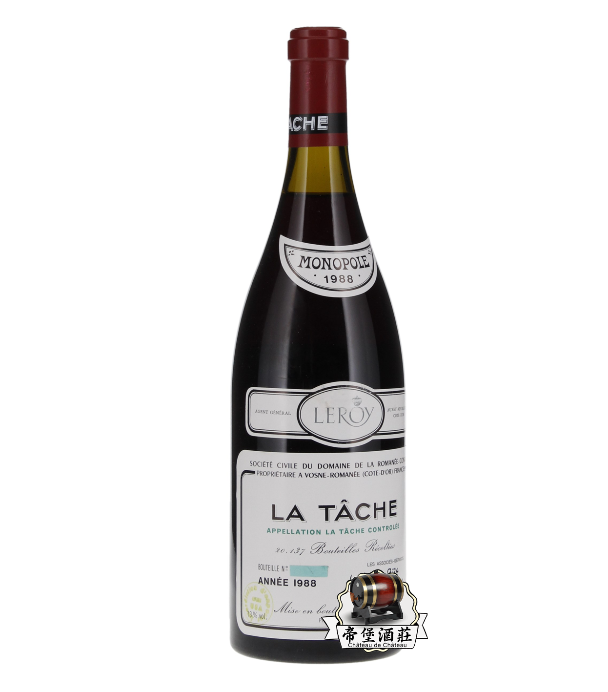 紅酒價格查詢|回收1988年 Romanée-Conti La Tâche 拉塔希特級園紅酒