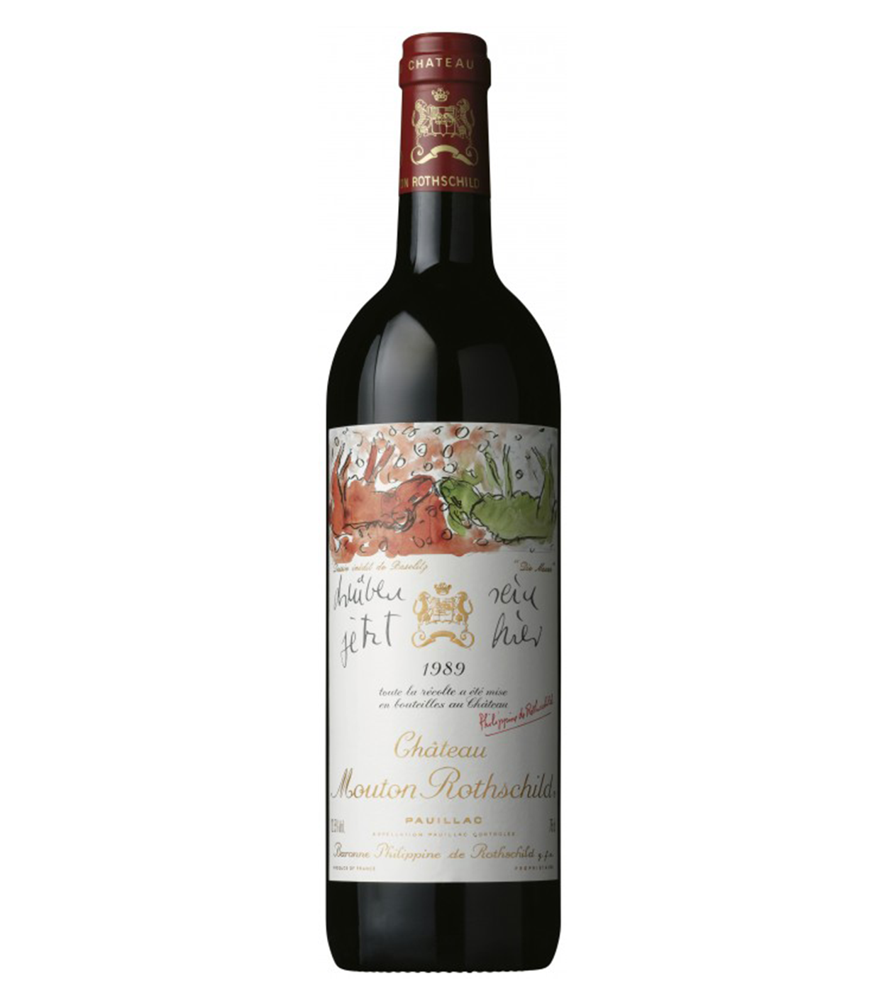 回收 1989Château Mouton(木桐/武當) Rothschild【紅酒回收·專業收酒】