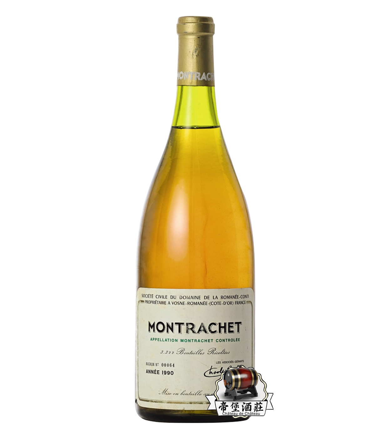 勃艮第蒙哈榭特級園紅酒-回收1990年 Romanée-Conti Montrachet 蒙哈榭特級園紅酒