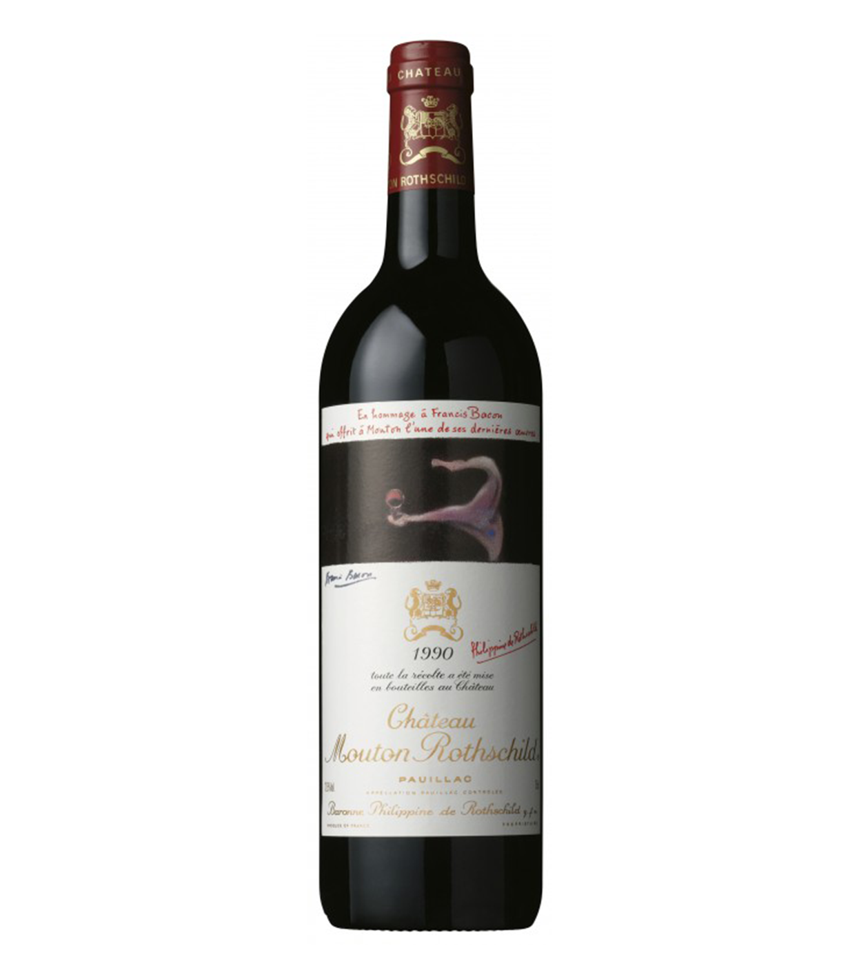回收 1990Château Mouton(木桐/武當) Rothschild【紅酒回收·專業收酒】