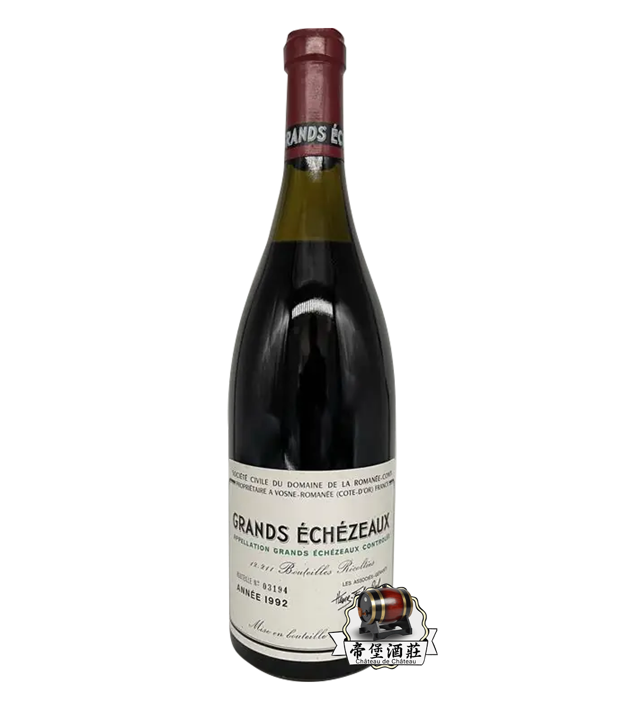 回收1992年Romanée-Conti Grands Echézeaux 大依瑟索特級紅酒
