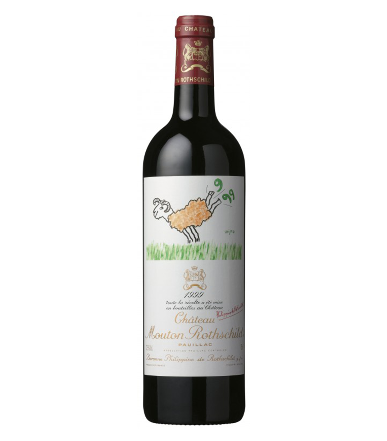 回收 1999Château Mouton(木桐/武當) Rothschild|專業收酒 高價收購