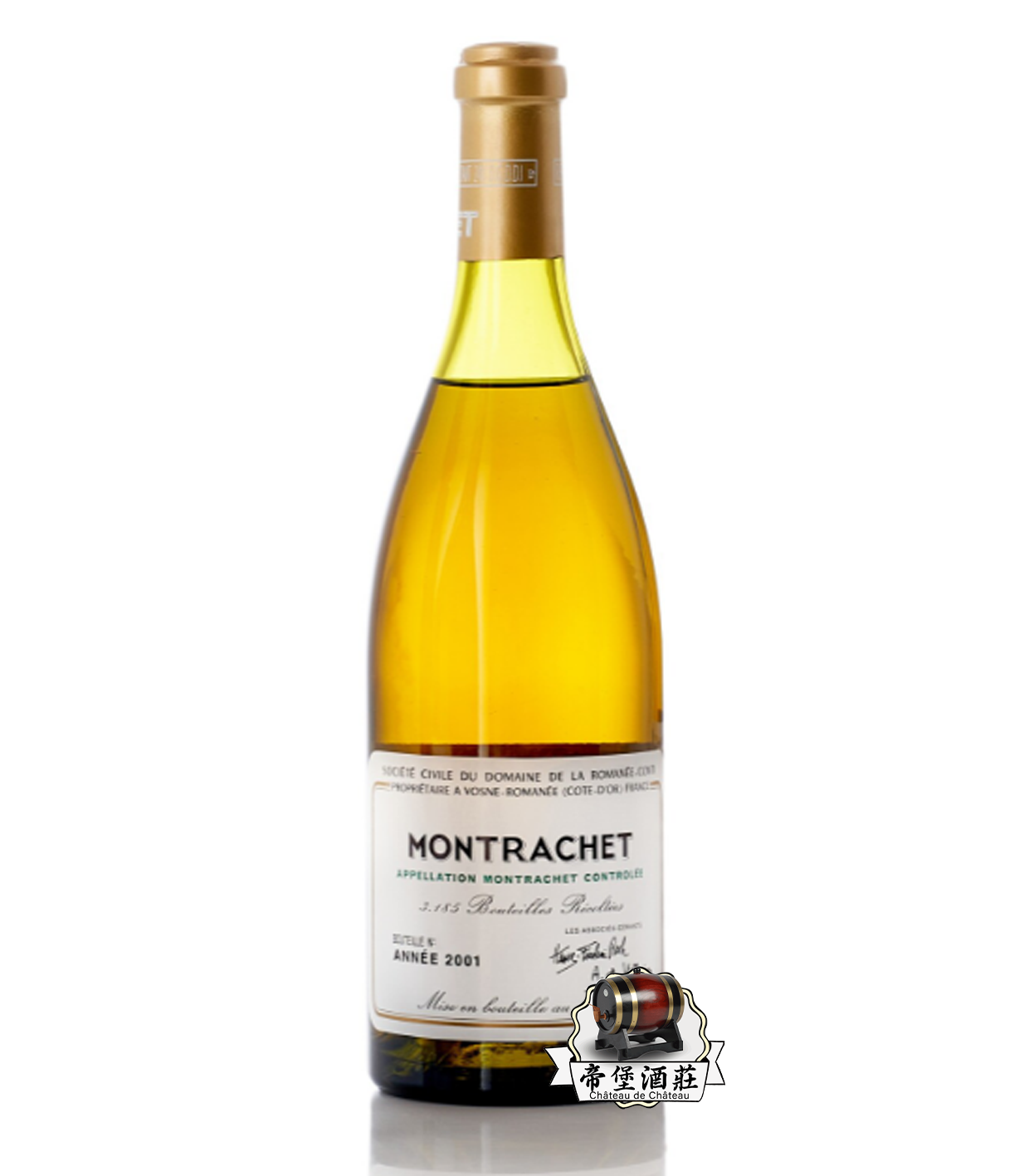 蒙哈榭紅酒價錢-葡萄酒回收2001年 Romanée-Conti Montrachet 蒙哈榭特級園紅酒