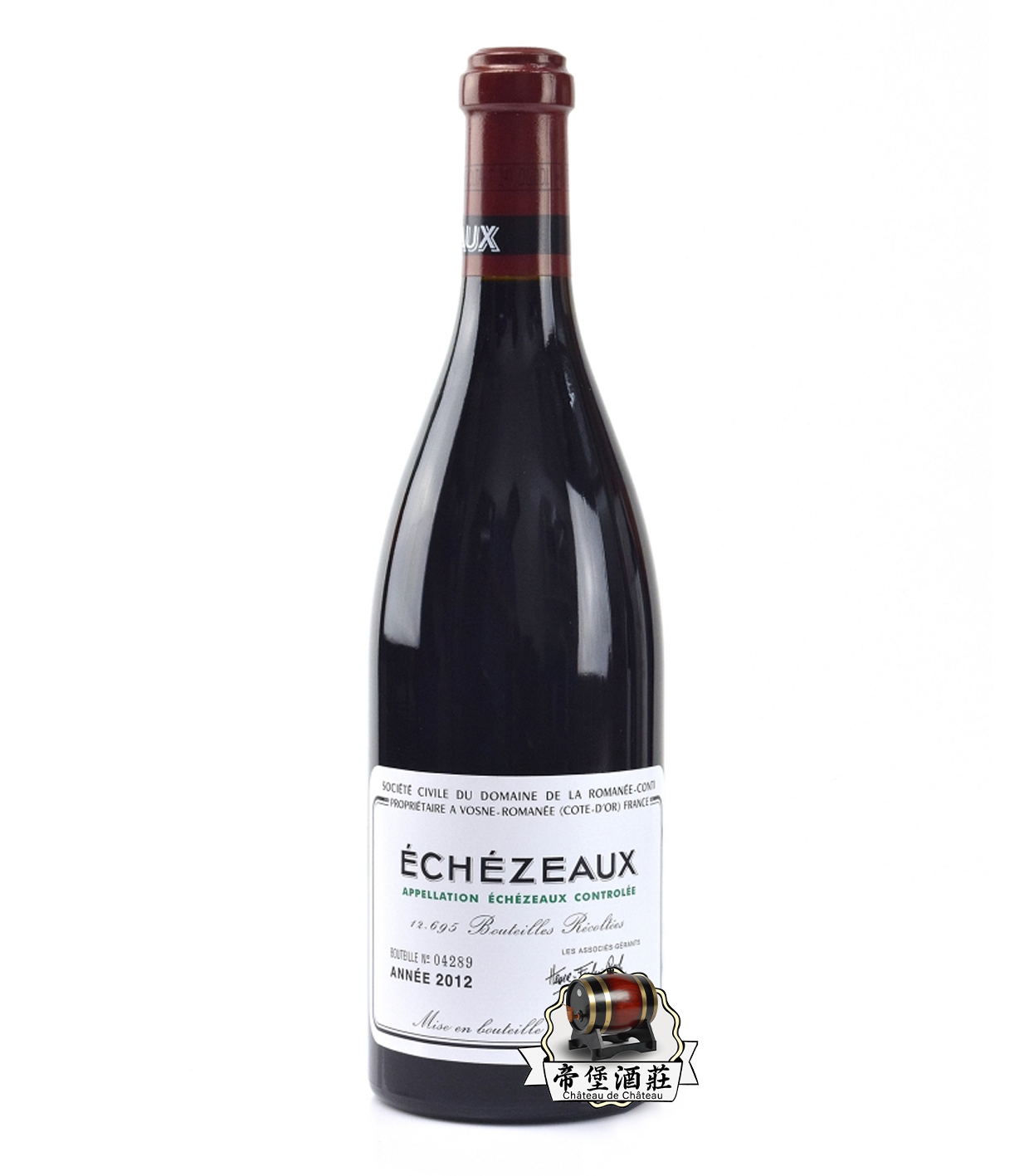 回收2012年Romanée-Conti Echézeaux 依瑟索特級莊園