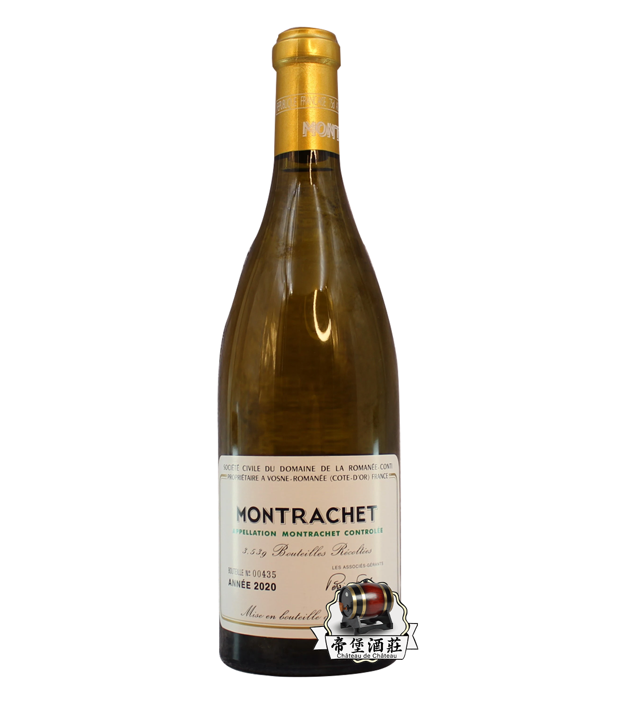 法國勃艮第酒莊-DRC酒莊紅酒-回收2020年 Romanée-Conti Montrachet 蒙哈榭特級園紅酒