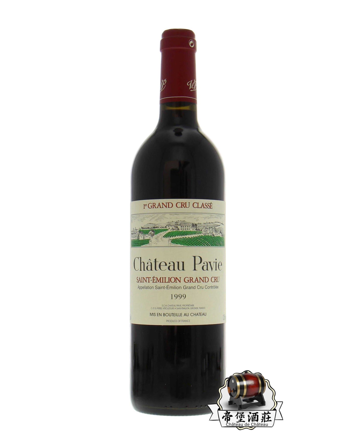 【帝堡酒莊】全港18区高价回收红酒:1999 Chateau Pavie柏菲紅酒收購