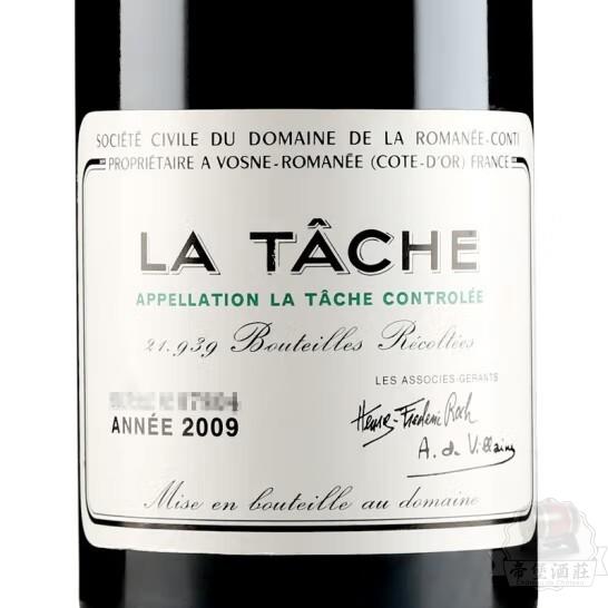 Domaine de La Romanee-Conti La Tache Grand Cru, Cote de Nuits, France 羅曼尼·康帝(拉塔希特級園)紅葡萄酒