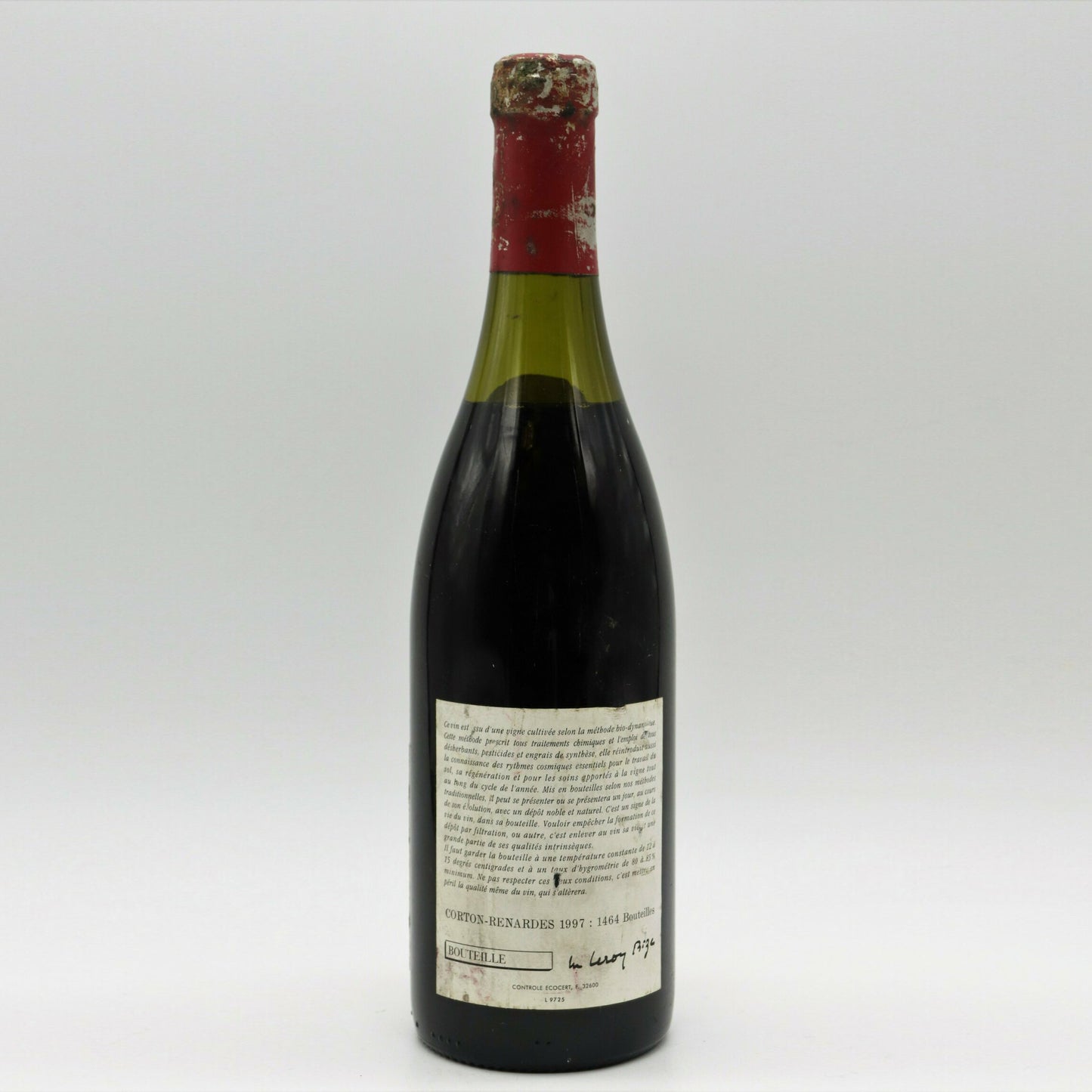 Domaine Leroy Volnay 1er Cru Santenots Du Milieu 1997 勒樺酒莊布多園(夜聖喬治一級園)紅葡萄酒 1997年