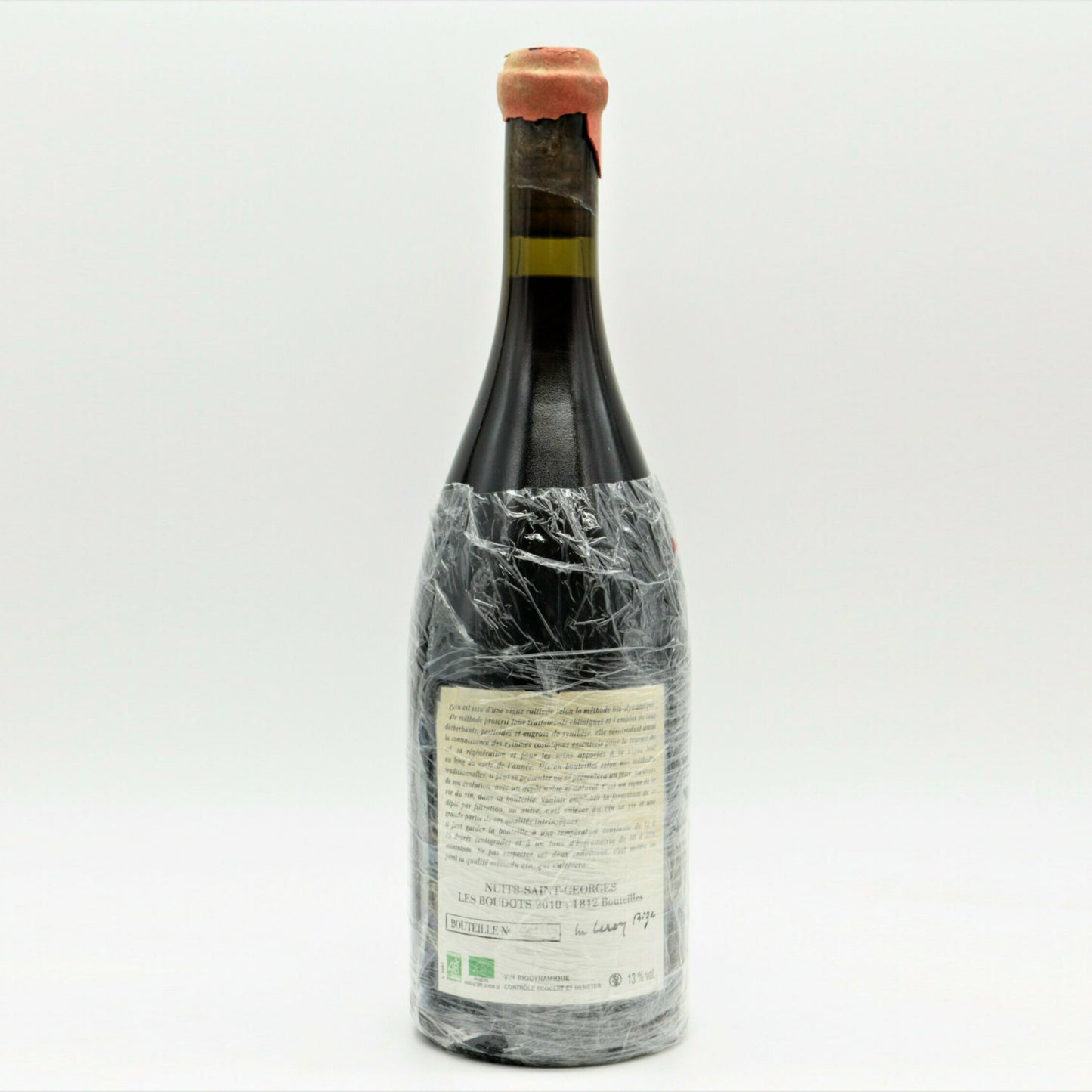 Domaine Leroy Nuits Saint Georges-1er Cru Les Boudots 2010 勒樺酒莊布多園(夜聖喬治一級園)紅葡萄酒 2010年
