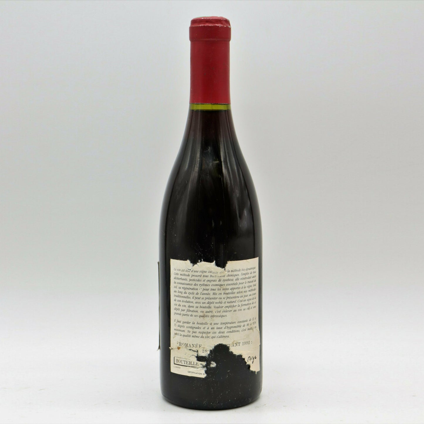 Domaine Leroy Romanée-Saint-Vivant Grand Cru1992 勒樺酒莊(羅曼尼-聖-維旺特級園)紅葡萄酒 1992年