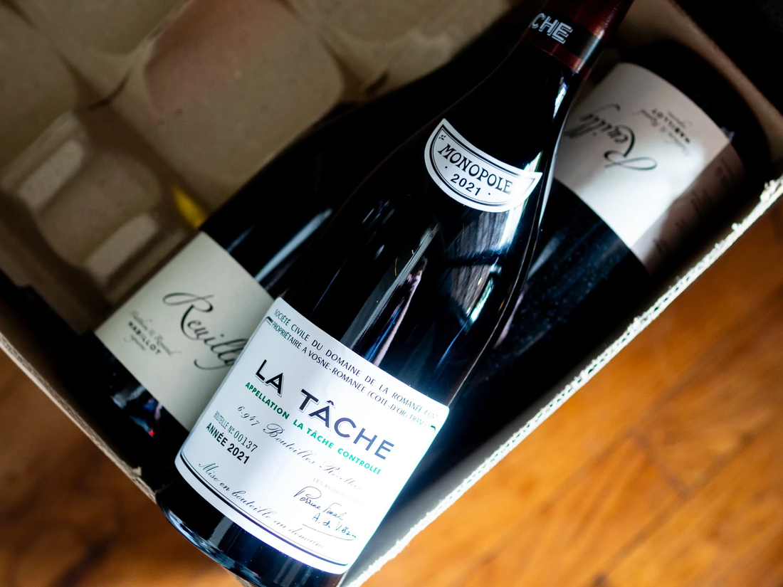 La Tâche 2015 and 2021 — bottle comparison reference
