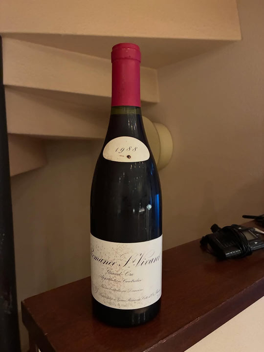 【帝堡實錄】從半山私人酒窖到即日變現：1988年樂花酒莊羅曼尼聖維旺（Domaine Leroy Romanée-Saint-Vivant）回收紀實