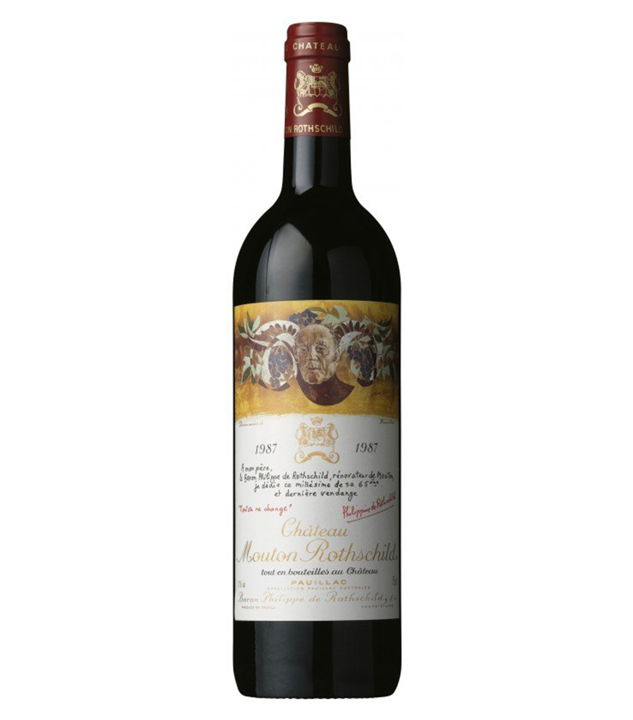 回收 1987Château Mouton（木桐/武當） Rothschild|紅酒報價|紅酒回收