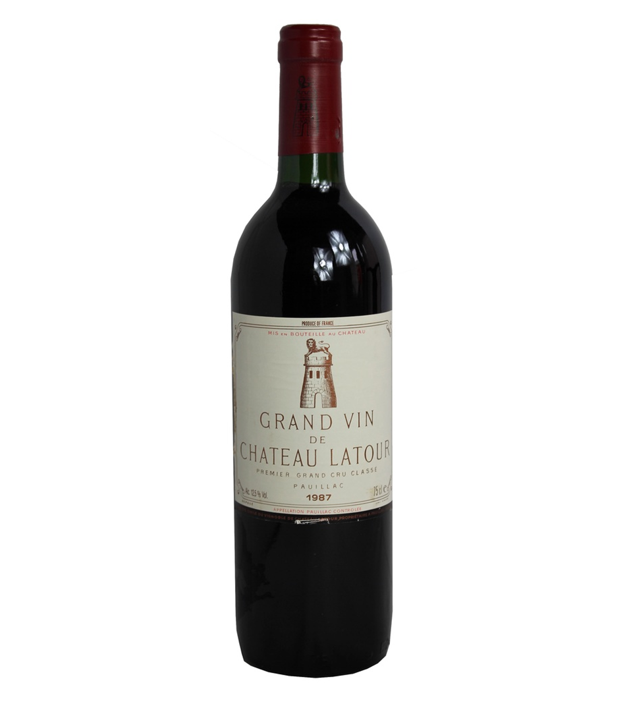 回收1987年 Chateau Latour 拉圖紅酒