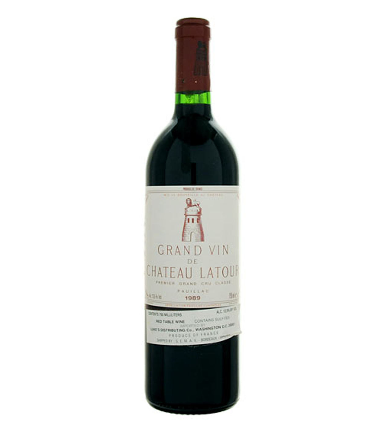 回收1989年 Chateau Latour 拉圖紅酒