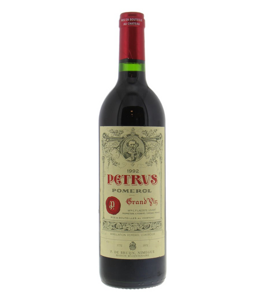 回收1992年帕圖斯/帕翠紅酒Petrus