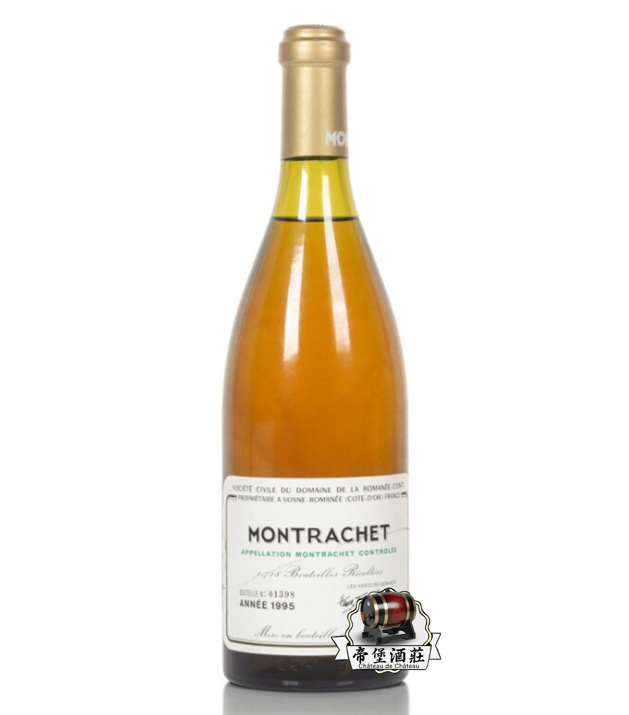 勃艮第蒙哈榭葡萄酒價錢-回收1995年 Romanée-Conti Montrachet 蒙哈榭特級園紅酒