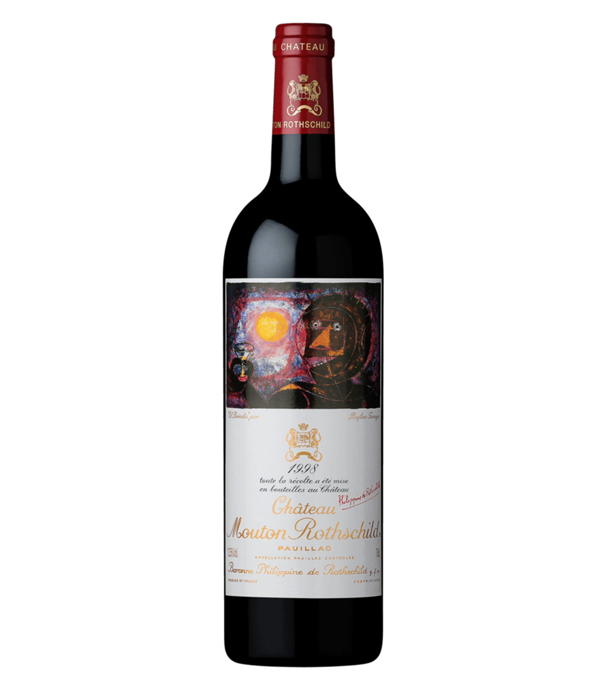 回收 1998Château Mouton（木桐/武當） Rothschild|香港專業收酒