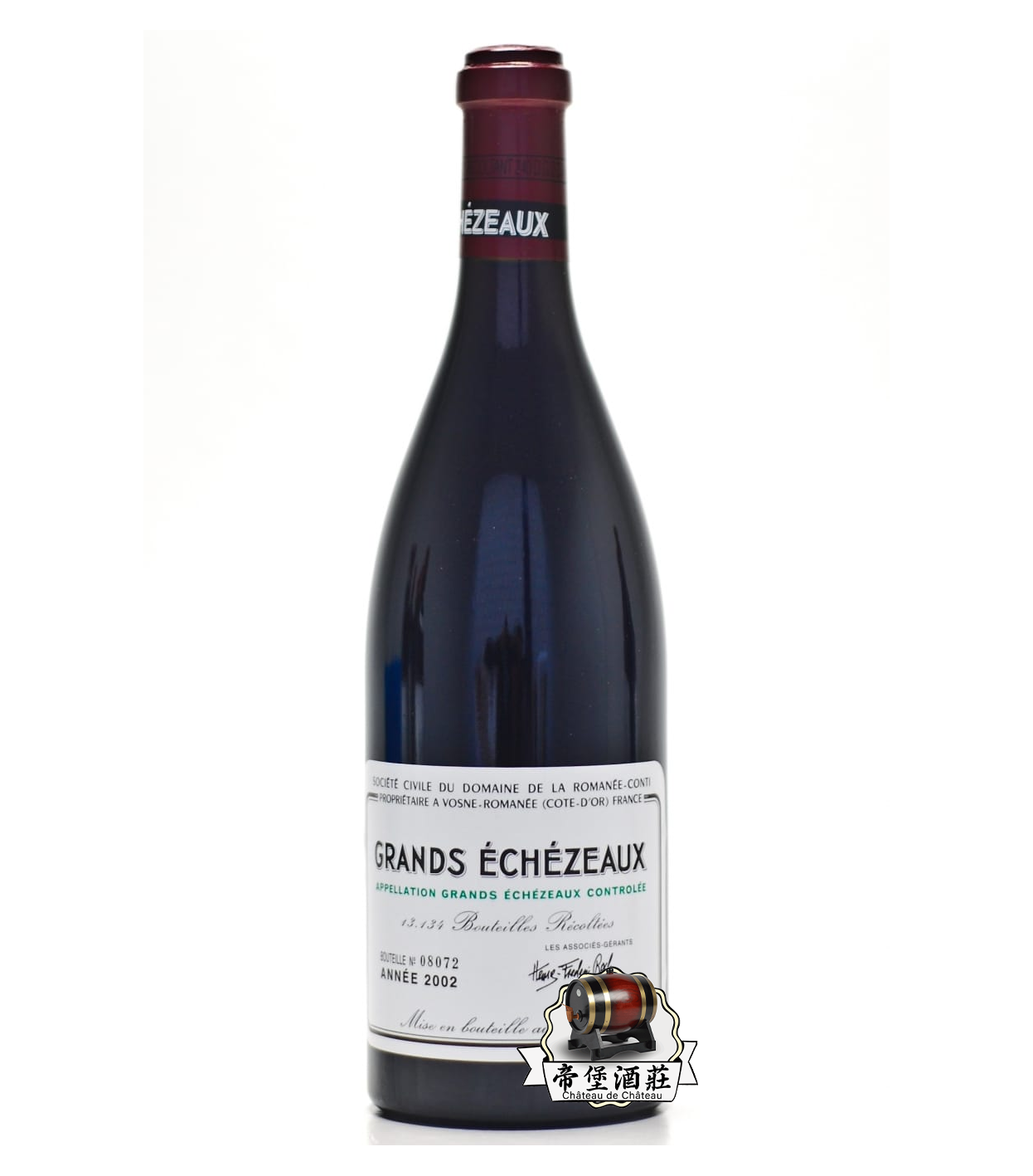 回收2002年Romanée-Conti Grands Echézeaux 大依瑟索特級紅酒