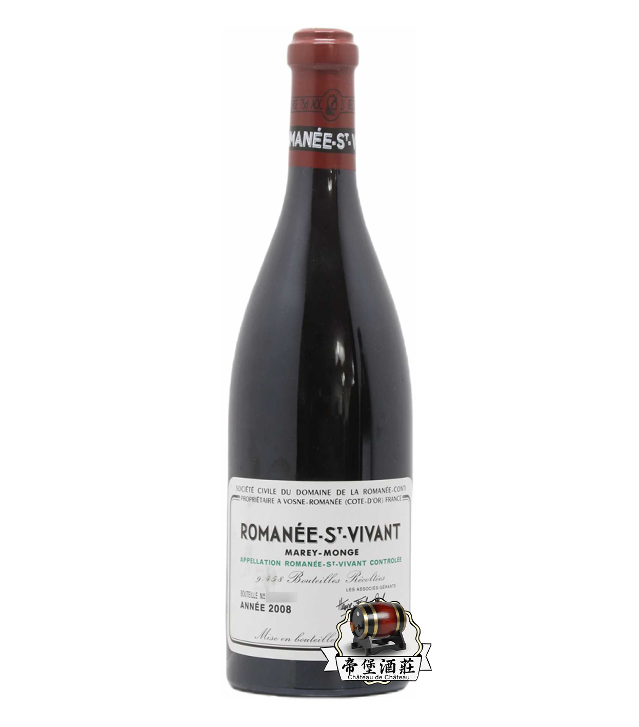 回收2008年 Romanee-Saint-Vivant 羅曼尼聖維旺紅酒