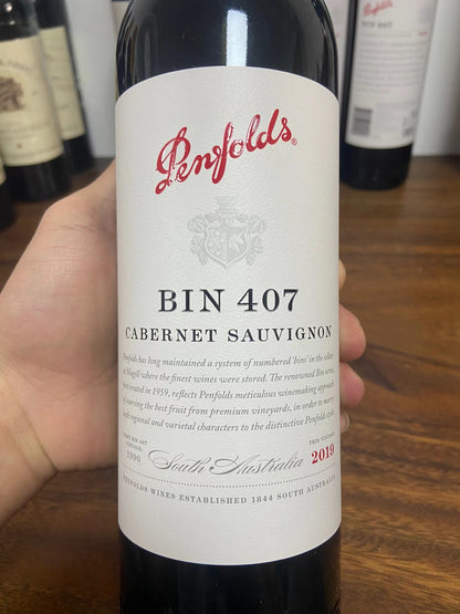 回收奔富Penfolds Bin407紅酒 - 一款澳大利亞最具代表性的高端紅酒